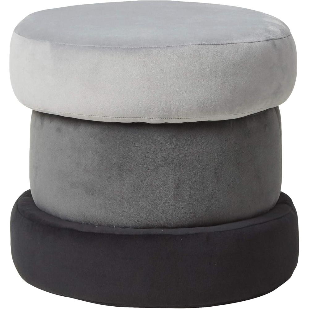 imageNow House by Jonathan Adler Chroma Upholstered Ottoman with Storage Grey