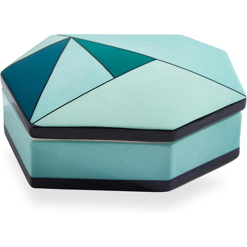 imageNow House by Jonathan Adler Facet Decorative Box Green