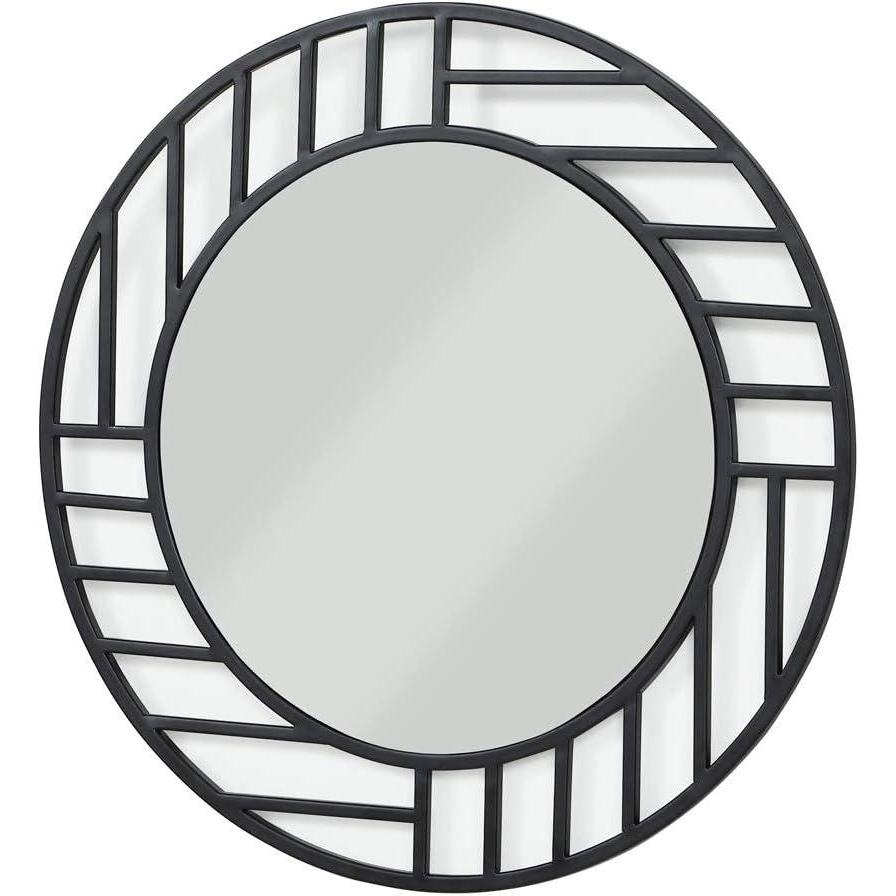 imageNow House by Jonathan Adler Grid Wall Mirror Black