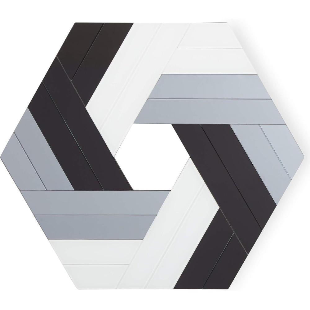 imageNow House by Jonathan Adler Hexagonal Chroma Wall Art PinkBlack