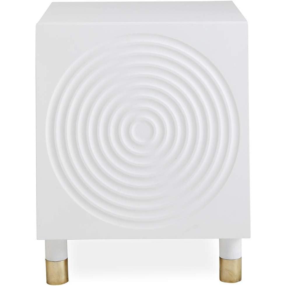 imageNow House by Jonathan Adler Josef Bedside Table White