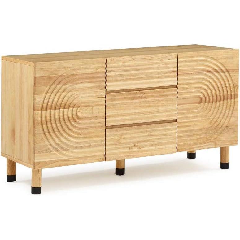 imageNow House by Jonathan Adler Josef Sideboard Buffet Blonde Wood