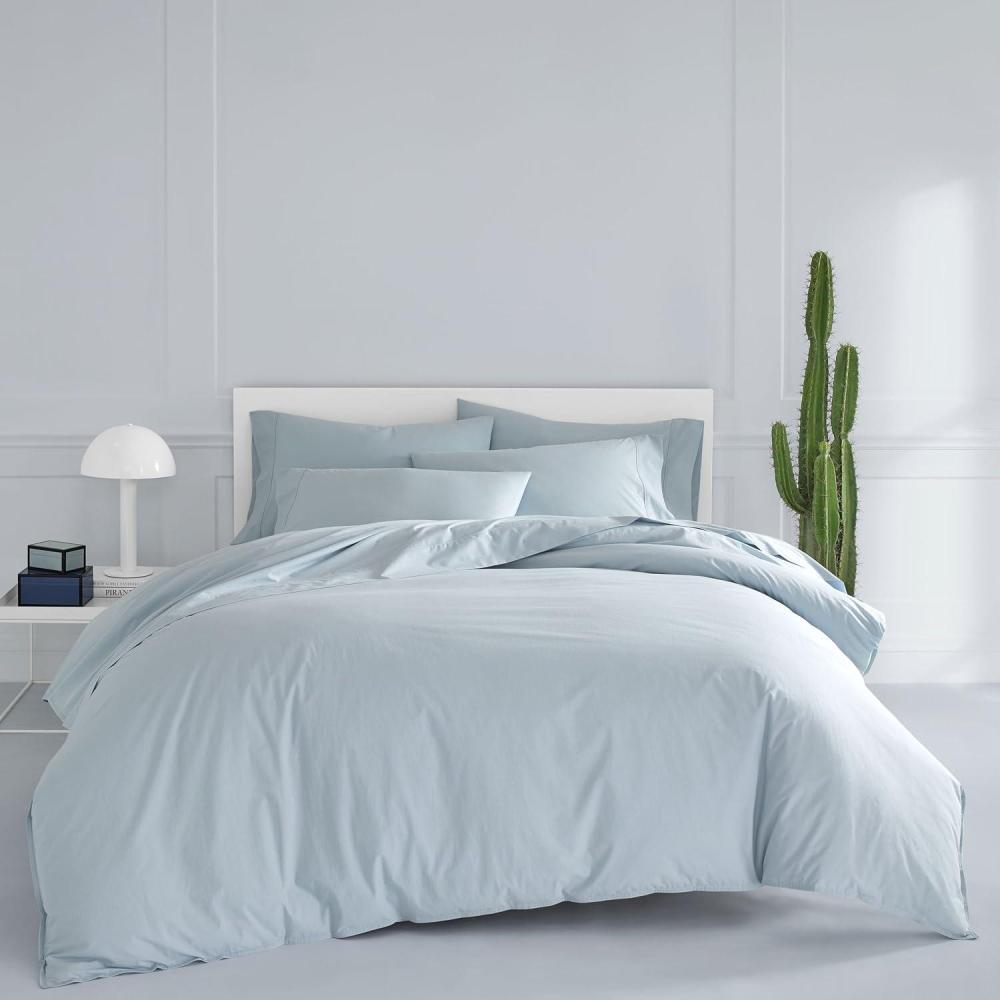 imageNow House by Jonathan Adler Otto Duvet Cover and Sheet Set Bundle Light Pastel GreyBlue