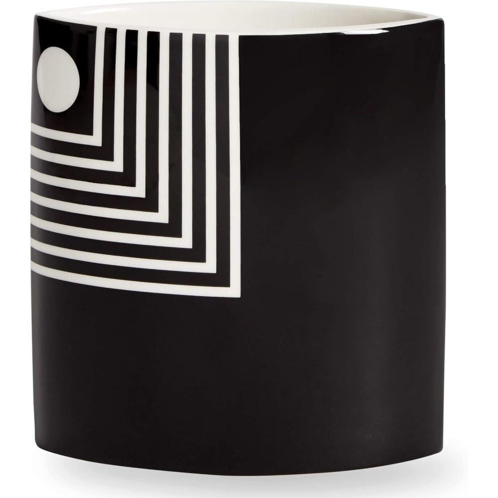 imageNow House by Jonathan Adler Small Mod Lines Vase Black and WhiteSmall