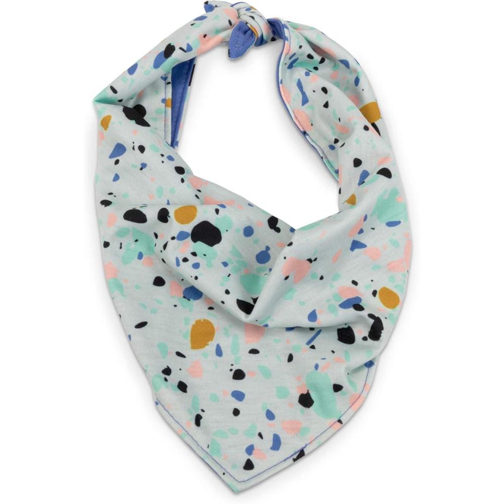 imageNow House for Pets by Jonathan Adler Dog Bandana  Stylish Bandanas for Dogs  Soft and Cute Dog Accessories for All Dogs  Easy to Wear One Size Fits Most Leopard PrintTerrazzo