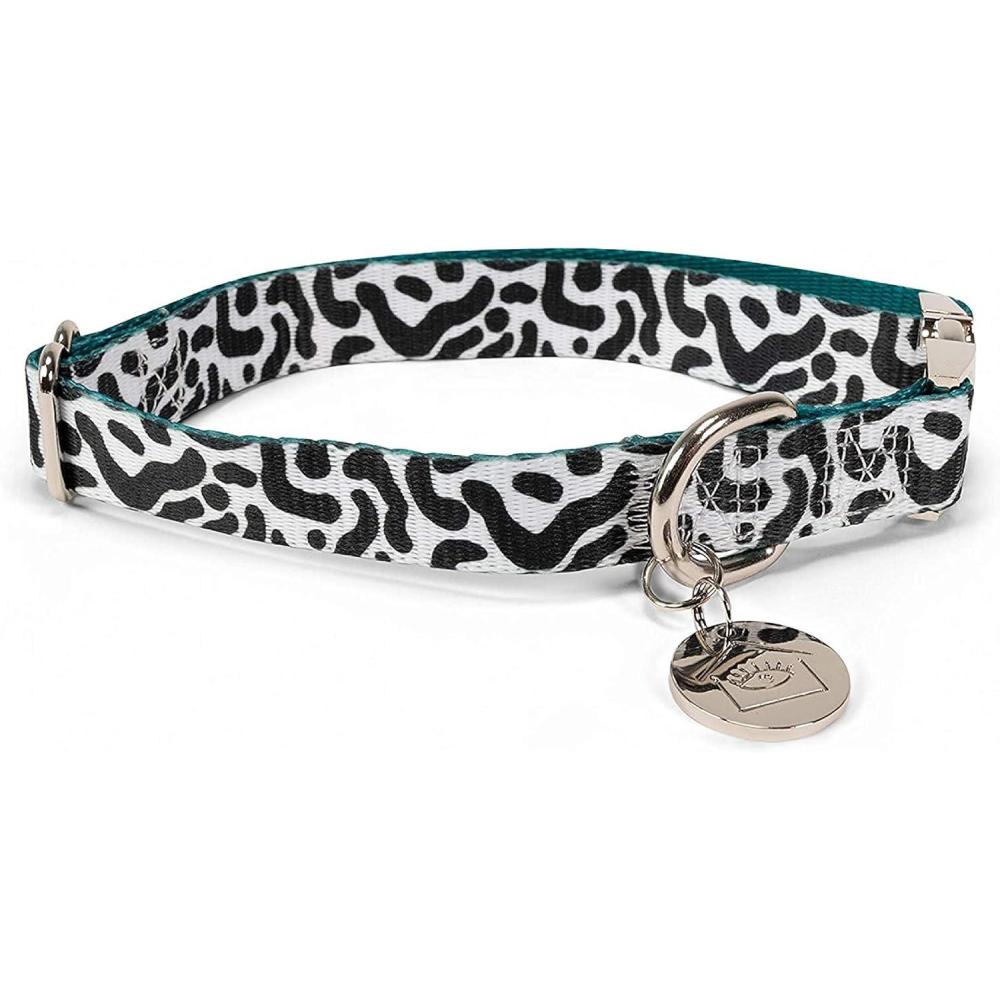 imageNow House for Pets by Jonathan Adler Jonathan Adler Now House Green Chroma Collar Small  Stylish and Fashionable Way to Keep Your Dog Looking Great  Cute and Adorable Dog Accessories for PetsLeopard