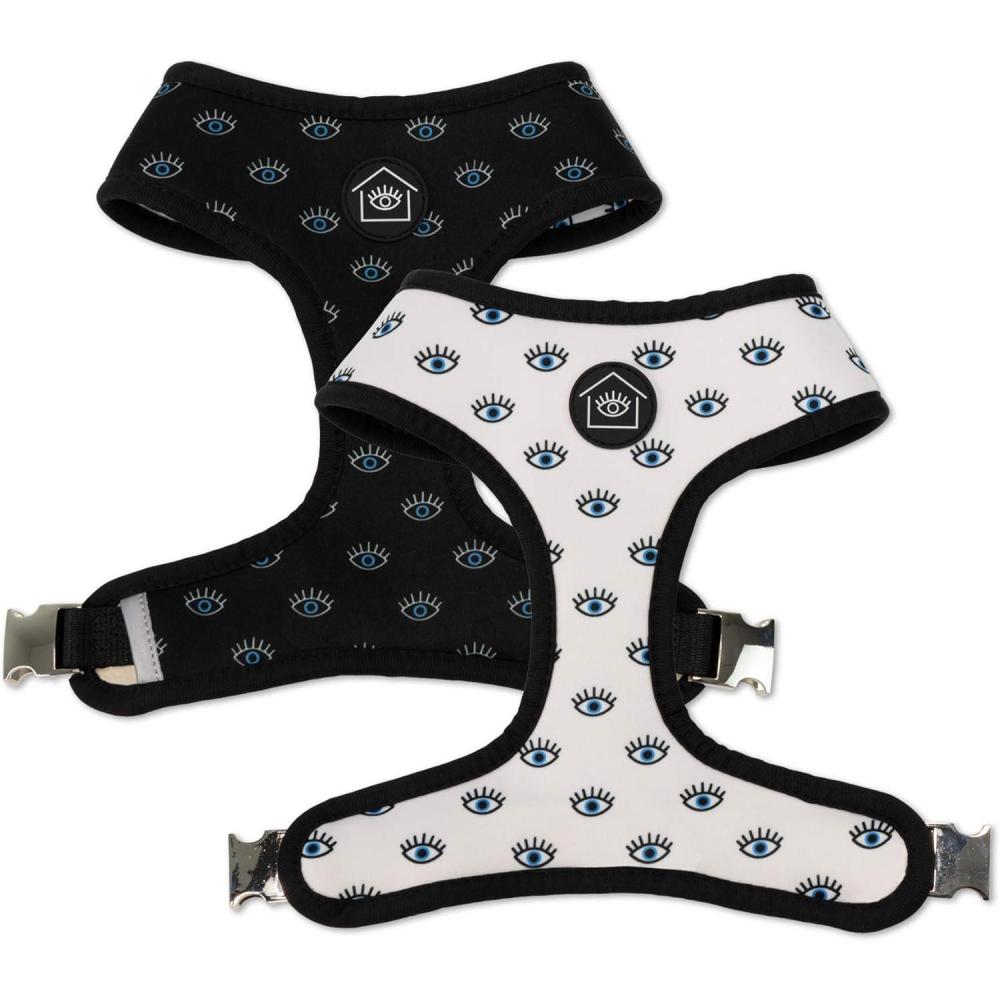 imageNow House for Pets by Jonathan Adler Pets Reversible Harness  Stylish Fashionable and Functional  Cute Dog Accessories for Pets Cute Dog Harness Dog Walking Harness Pet Harness for DogsWink