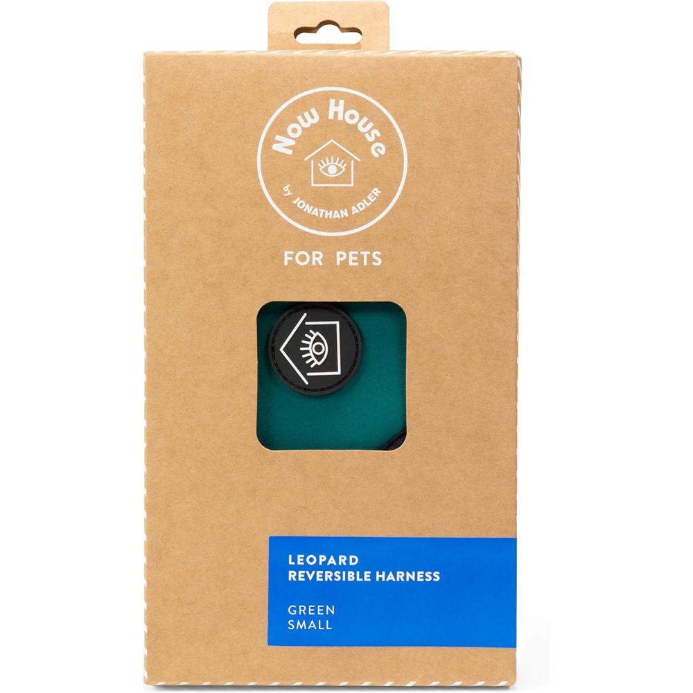 imageNow House for Pets by Jonathan Adler quotLeo Reversible Harness Small  Stylish Fashionable and Functional Way to Keep Your Dog Looking Great  Cute and Adorable Dog Accessories for Pets Leopard