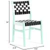 Now House by Jonathan Adler Checkerboard Dining Chair, Mint
