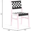Now House by Jonathan Adler Checkerboard Dining Chair, Pink