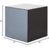 Now House by Jonathan Adler Chroma Cube Accent Table, Shades of Grey