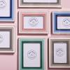 Now House by Jonathan Adler Chroma Enamel Frame, 8″ x 10″, Blue(Gray)