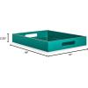 Now House by Jonathan Adler Chroma Lacquer Rectangular Tray, Black(Emerald)