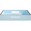 Now House by Jonathan Adler Chroma Lacquer Rectangular Tray, Black(Light Blue)