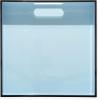Now House by Jonathan Adler Chroma Lacquer Rectangular Tray, Black(Light Blue)