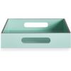 Now House by Jonathan Adler Chroma Lacquer Rectangular Tray, Black(Mint)
