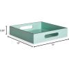 Now House by Jonathan Adler Chroma Lacquer Rectangular Tray, Black(Mint)