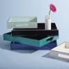 Now House by Jonathan Adler Chroma Lacquer Rectangular Tray, Blue(Black)
