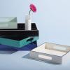 Now House by Jonathan Adler Chroma Lacquer Rectangular Tray, Blue(White)
