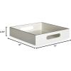 Now House by Jonathan Adler Chroma Lacquer Rectangular Tray, Blue(White)