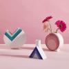 Now House by Jonathan Adler Chroma Triangle Vase, Blue