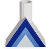Now House by Jonathan Adler Chroma Triangle Vase, Blue