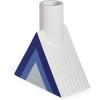 Now House by Jonathan Adler Chroma Triangle Vase, Blue