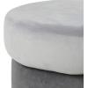Now House by Jonathan Adler Chroma Upholstered Ottoman with Storage, Grey