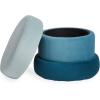 Now House by Jonathan Adler Chroma Upholstered Ottoman with Storage, Teal