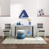 Now House by Jonathan Adler Chroma Upholstered Ottoman with Storage, Teal
