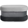 Now House by Jonathan Adler Chroma Upholstered Storage Bench, Shades of Grey