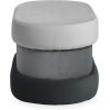 Now House by Jonathan Adler Chroma Upholstered Storage Bench, Shades of Grey