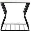 Now House by Jonathan Adler Concave Grid Accent Table Black & White