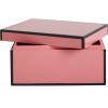 Now House by Jonathan Adler Decorative Accessories Stacking Boxes, White(Pink)