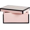 Now House by Jonathan Adler Decorative Accessories Stacking Boxes, White(Pink)