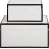Now House by Jonathan Adler Decorative Accessories Stacking Boxes, White(White)