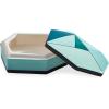 Now House by Jonathan Adler Facet Decorative Box, Green
