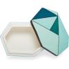 Now House by Jonathan Adler Facet Decorative Box, Green