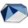 Now House by Jonathan Adler Facet Trinket Decorative Tray, Blue(Blue)