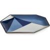 Now House by Jonathan Adler Facet Trinket Decorative Tray, Blue(Blue)