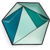 Now House by Jonathan Adler Facet Trinket Decorative Tray, Blue(Green)