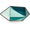 Now House by Jonathan Adler Facet Trinket Decorative Tray, Blue(Green)