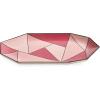 Now House by Jonathan Adler Facet Trinket Decorative Tray, Blue(Pink)