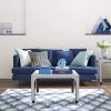 Now House by Jonathan Adler Glass Knot, Blue(Blue)