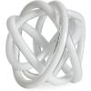 Now House by Jonathan Adler Glass Knot, Blue(White)