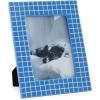 Now House by Jonathan Adler Grid Frame, 4″ x 6″, Black and White(Blue/White)