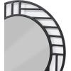 Now House by Jonathan Adler Grid Wall Mirror, Black