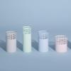 Now House by Jonathan Adler Grided Vase, Grey(Blue)
