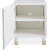 Now House by Jonathan Adler Josef Bedside Table, White