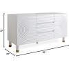 Now House by Jonathan Adler Josef Buffet, White